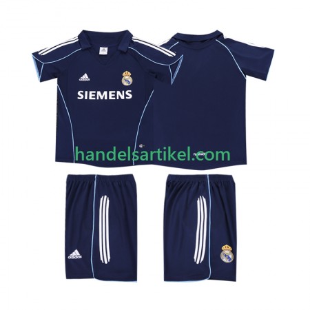 Real Madrid 2006 Retro Kinder Auswärts Trikotsatz 2005 Kurzarm
